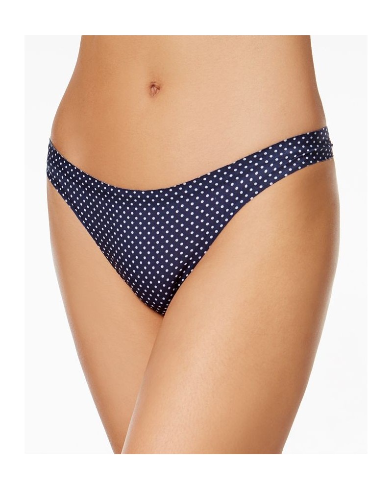 Comfort Devotion Thong Underwear 40149 Navy w/ White $9.41 Panty