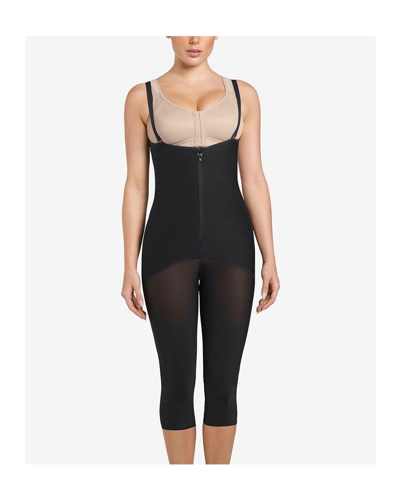 Women's Hook and Zip Mid-Calf Sculpting Body Shaper Black $37.20 Shapewear