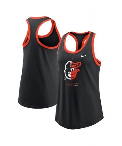 Women's Black Baltimore Orioles Tech Tank Top Black $21.60 Tops