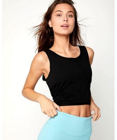 Metamorph Tie Tank for Women Black $31.90 Tops