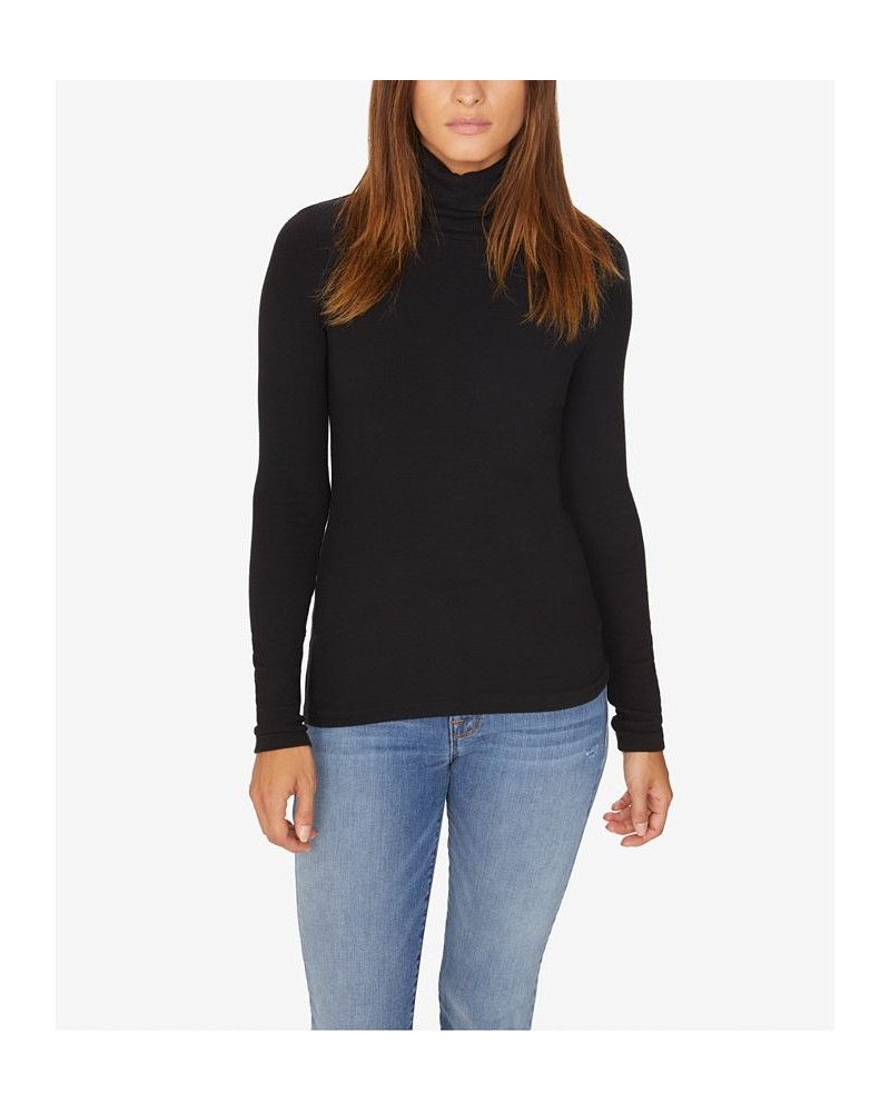 Essential Turtleneck Top Black $34.50 Tops