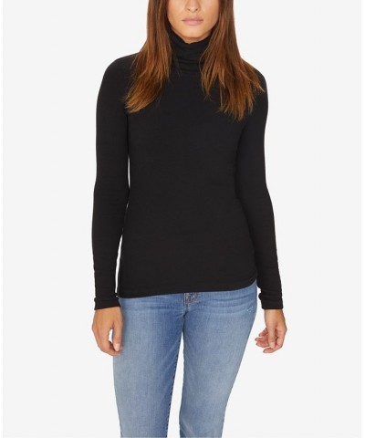 Essential Turtleneck Top Black $34.50 Tops