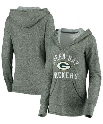 Women's Green Green Bay Packers Doubleface Slub Pullover Hoodie Green $35.70 Sweatshirts