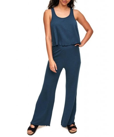 Billie Women's Tank & Pant Loungewear Set Dark blue $37.77 Sleepwear