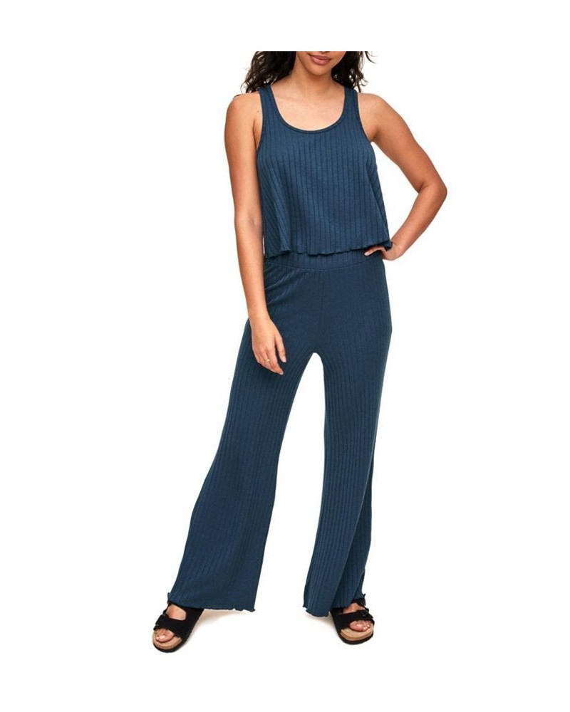 Billie Women's Tank & Pant Loungewear Set Dark blue $37.77 Sleepwear