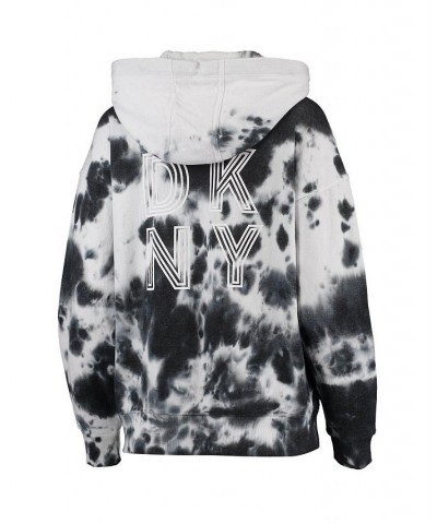 Women's White and Black Minnesota Vikings Dakota Oversized Tie-Dye Half-Zip Hoodie White, Black $52.50 Sweatshirts