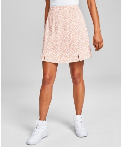 Women's Floral A-Line Skirt Pink $29.40 Skirts