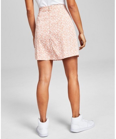 Women's Floral A-Line Skirt Pink $29.40 Skirts