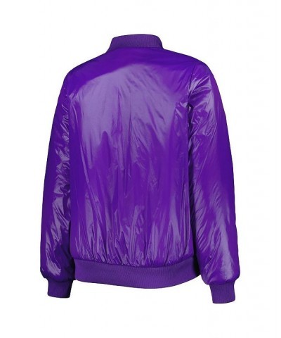 Women's Oatmeal Purple Minnesota Vikings Switchback Reversible Full-Zip Jacket Oatmeal, Purple $53.75 Jackets