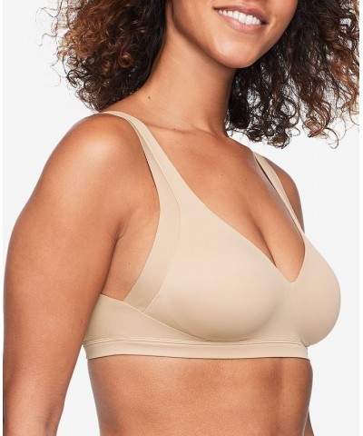 Warners No Side Effects Underarm and Back-Smoothing Comfort Wireless Lightly Lined T-Shirt Bra RA2231A Butterscotch $15.67 Bras