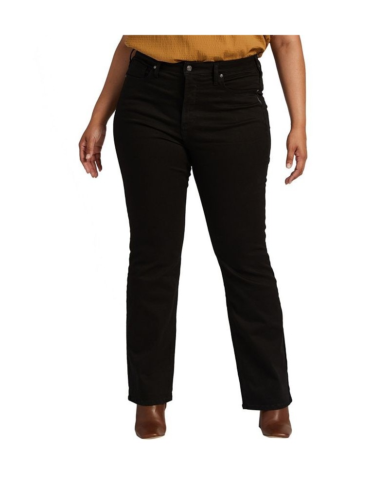 Plus Size Infinite Fit ONE SIZE FITS FOUR High Rise Bootcut Jeans Black $25.91 Jeans