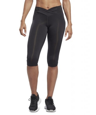 Women's Workout Ready Basic Capri Leggings Night Black $17.36 Shorts