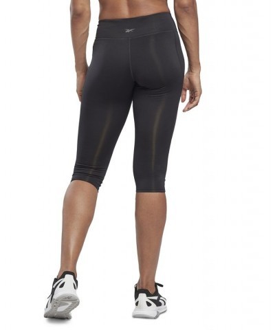 Women's Workout Ready Basic Capri Leggings Night Black $17.36 Shorts