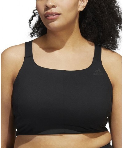 Plus Size CoreFlow Medium-Support Bra Black/Carbon $16.28 Bras