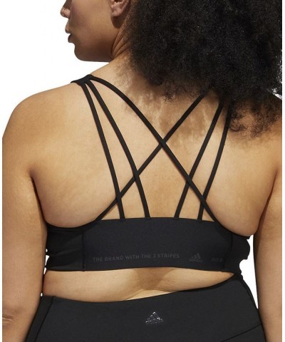 Plus Size CoreFlow Medium-Support Bra Black/Carbon $16.28 Bras