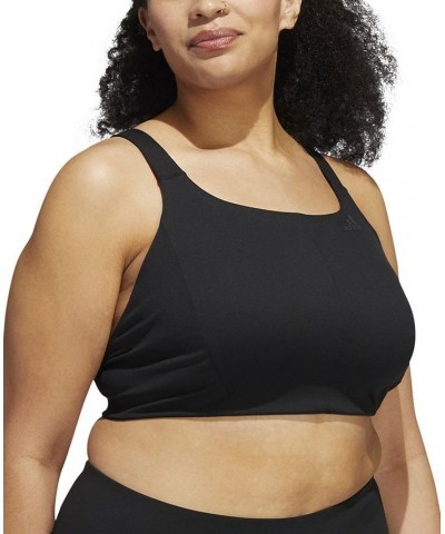 Plus Size CoreFlow Medium-Support Bra Black/Carbon $16.28 Bras