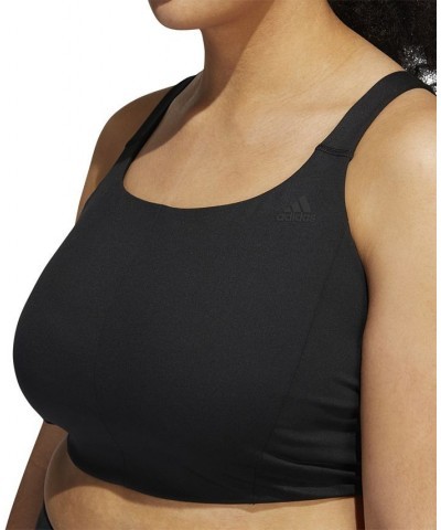 Plus Size CoreFlow Medium-Support Bra Black/Carbon $16.28 Bras