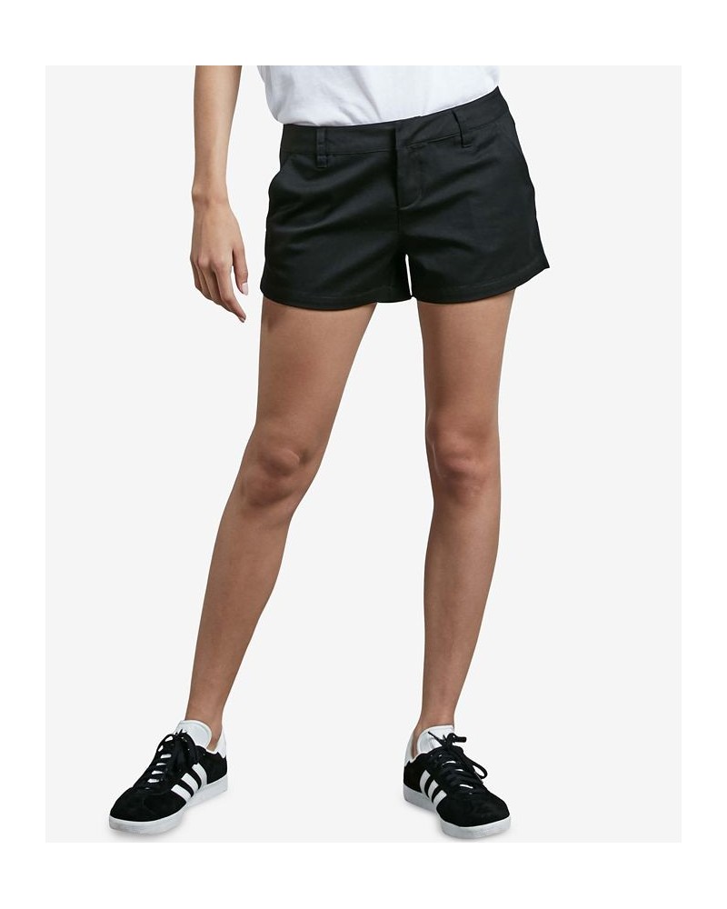 Juniors' Frochickie Low-Rise Shorts Black $29.12 Shorts