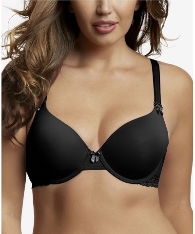 Paramour Gorgeous Women's T-shirt Bra with Lace Trim Black $21.26 Bras