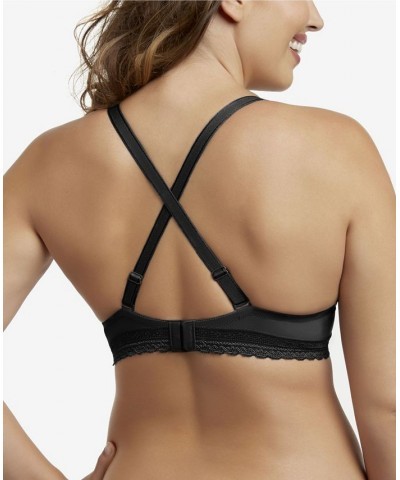 Paramour Gorgeous Women's T-shirt Bra with Lace Trim Black $21.26 Bras