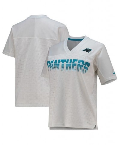 Women's White Carolina Panthers Fan Replica Jersey White $26.65 Jersey