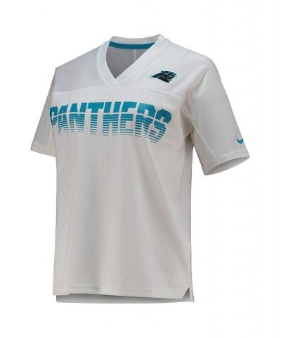 Women's White Carolina Panthers Fan Replica Jersey White $26.65 Jersey