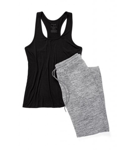 Lula Women's Plus-Size Tank & Sweatpant Loungewear Set Black $38.47 Outfits