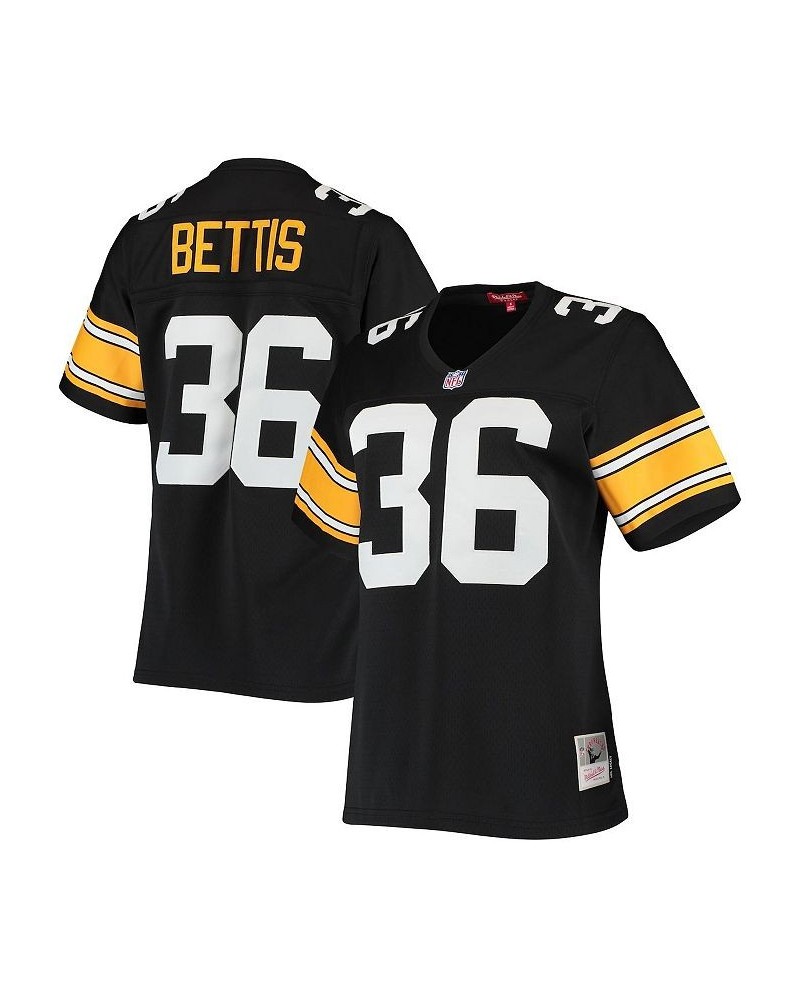 Women's Jerome Bettis Black Pittsburgh Steelers 1996 Legacy Replica Jersey Black $72.50 Jersey