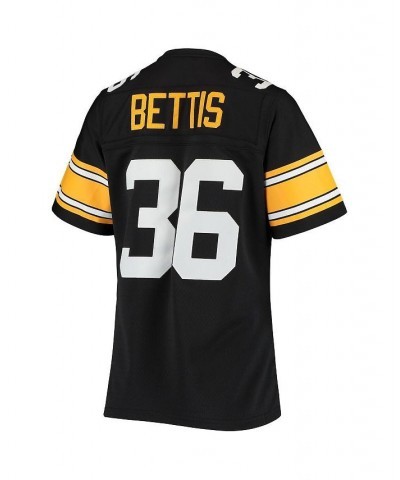 Women's Jerome Bettis Black Pittsburgh Steelers 1996 Legacy Replica Jersey Black $72.50 Jersey