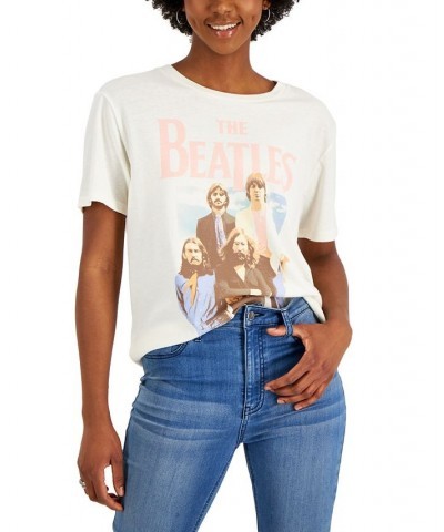 Juniors' Beatles Graphic T-Shirt White $10.59 Tops
