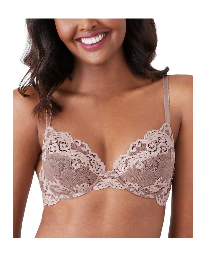 Women's Instant Icon Underwire Bra 851322 Caf Au Lait $38.50 Bras